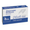 Zszywki biurowe 26/6 1000szt. GZ101-C TETIS