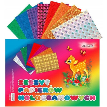 Zeszyt papierów holograficznych B4 ZPH-5287 ALIGA Zeszyt papierów holograficznych B4 ZPH-5287 ALIGA
