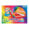 Zeszyt papierów metalizowanych samoprzylepnych 17x25cm 8 kolorów ZPMS-6387 ALIGA