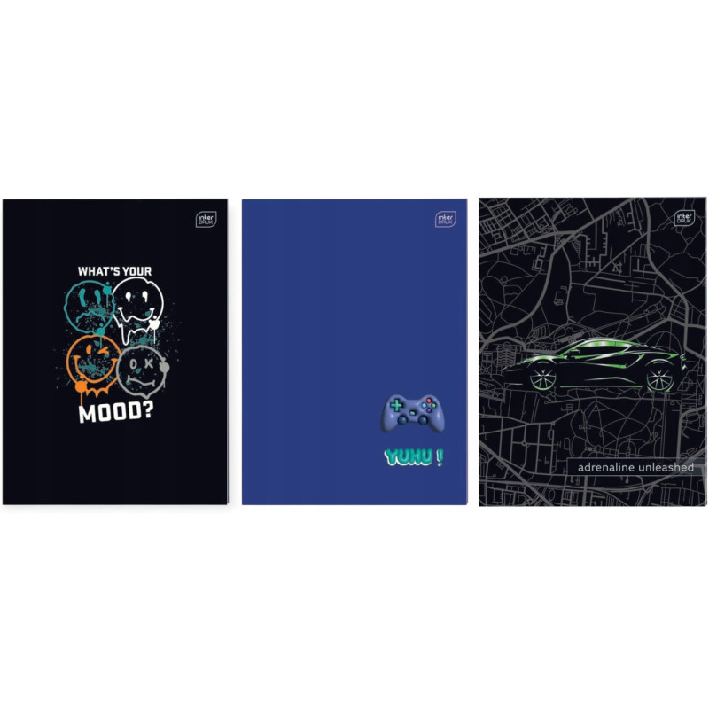 Zeszyt A4 32k kratka 70g UV Boys INTERDRUK