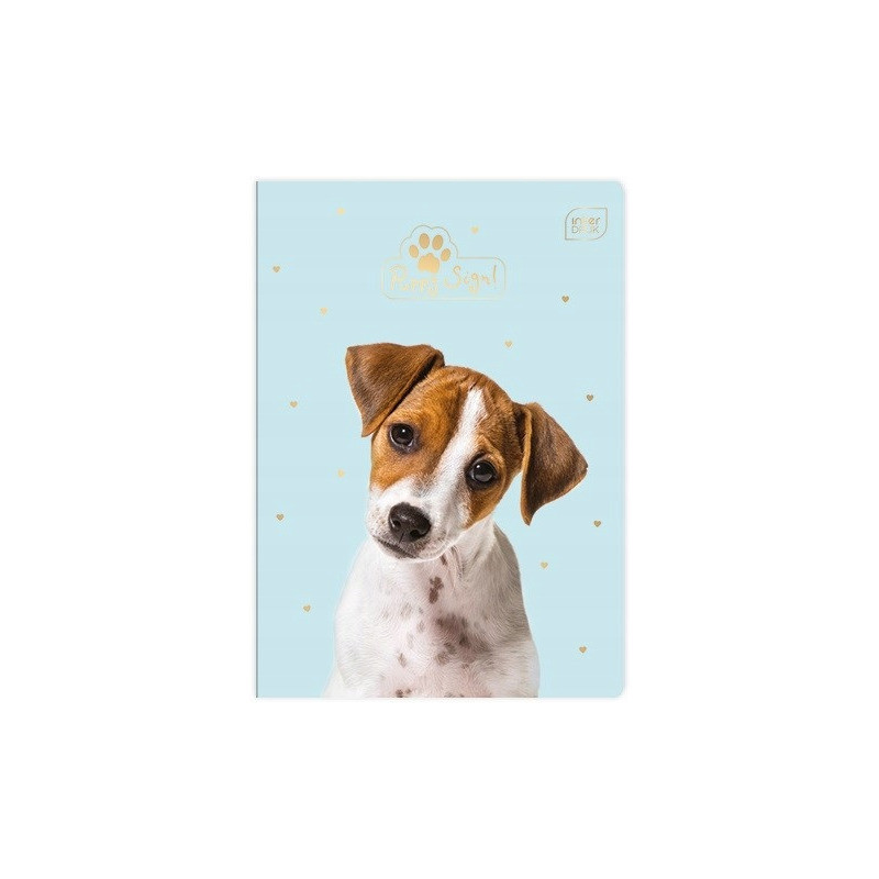 Zeszyt A5 16k UV PUPPY SIGN INTERDRUK