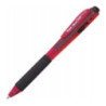 Długopis żelowy WOW K437CR/B czerwony pstryk.gum.uchwyt PENTEL