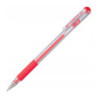 Pióro żelowe PENTEL K116 czerwony z gumowym uchwytem Hybrid Gel Grip
