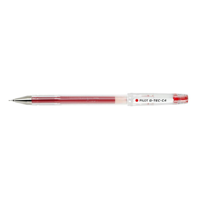 Pióro żelowe PILOT G-TEC C4 czerwony PIBL-GC4R