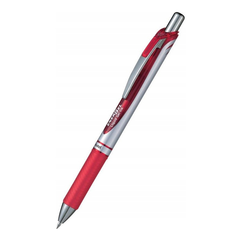 Pióro kulkowe ENERGEL BL77 czerwone 0.7mm PENTEL