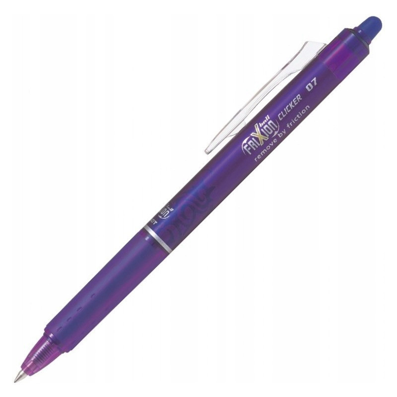 Pilot FriXion Clicker Penna Cancellabile – Colori Multipli, Inchiostro Termosensibile, Ricaricabile, Per Ufficio E Scuola