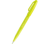Pisak BRUSH SIGN PEN limonkowy SES15C-K2 PENTEL