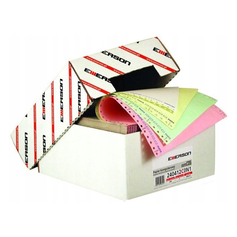Papier komputerowy 240x12-1 60g biały 240112b060e 2000 składek EMERSON
