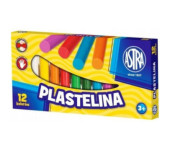 Plastelina szkolna dla dzieci zestaw 12 kolorów 83813906 ASTRA