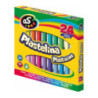 Plastelina dla dzieci szkolna AS zestaw 24 kolory 303219004 ASTRA