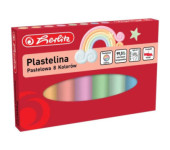 Plastelina szkolna pastelowa Zestaw 8 kolorów 9588880 HERLITZ