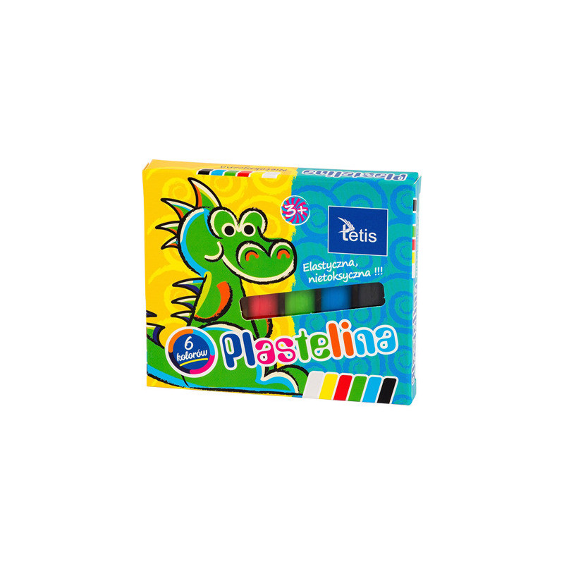 Plastelina 6kol.15g KP001-A TETIS