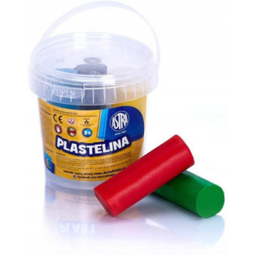 Plastelina szkolna dla dzieci zestaw 6 kolorów w wiaderku 303106001 ASTRA