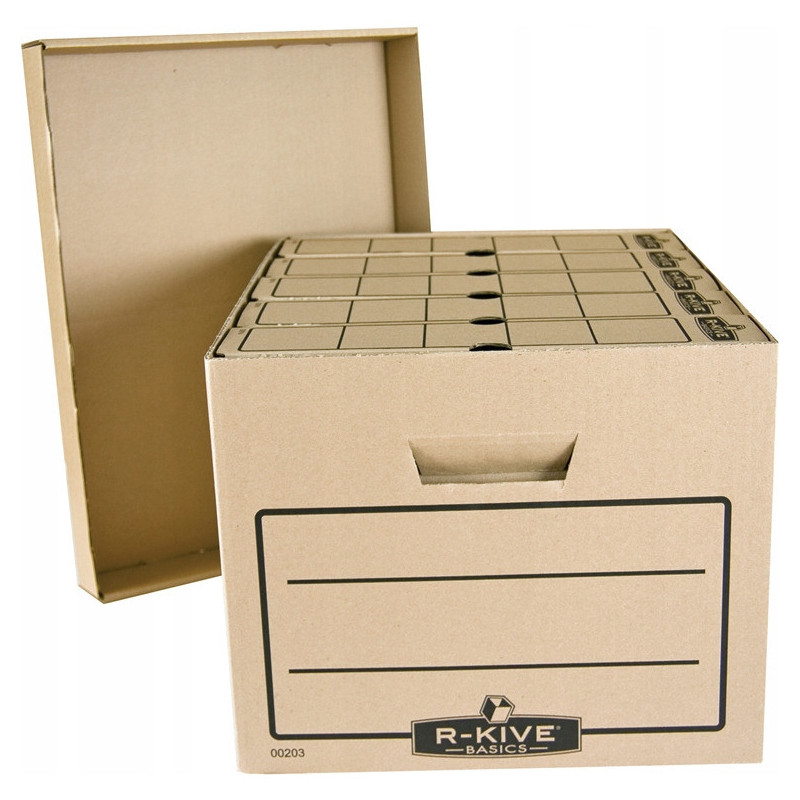 Pudło archiwizacyjne zbiorcze z pokrywką R-KIVE BASIC do dużych dokumentów 0020303 FELLOWES