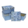 Zestaw pudełek ozdobnych PUG-23233-KW BLUE (3szt) ROZETTE