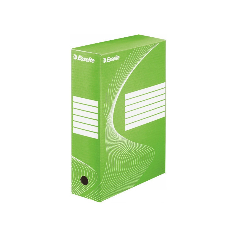Pudło archiwizacyjne na dokumenty 100mm Standard zielone 128424 ESSELTE