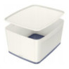 Pojemnik MyBOX duży z pokrywką 18L biało-szary LEITZ 52161001 318 x 198 x 385
