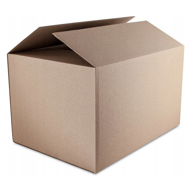 Karton wysyłkowy NATUNA 530x264x350mm tektura trójwarstwowa szara 430g