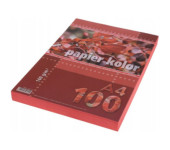 Papier ksero A4 160g KRESKA czerwony 100ark