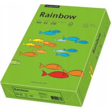 Papier ksero A4 160g RAINBOW R78 ciemny zielony 88042681 Papier ksero A4 160g RAINBOW R78 ciemny zielony 88042681