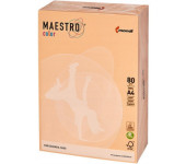 Papier ksero MAESTRO COLOR A4 80g SA24 pastel łososiowy