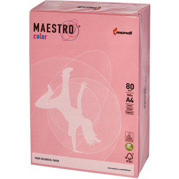 Papier ksero A4 80g MAESTRO COLOR PI25 pastel różowy Papier ksero A4 80g MAESTRO COLOR PI25 pastel różowy