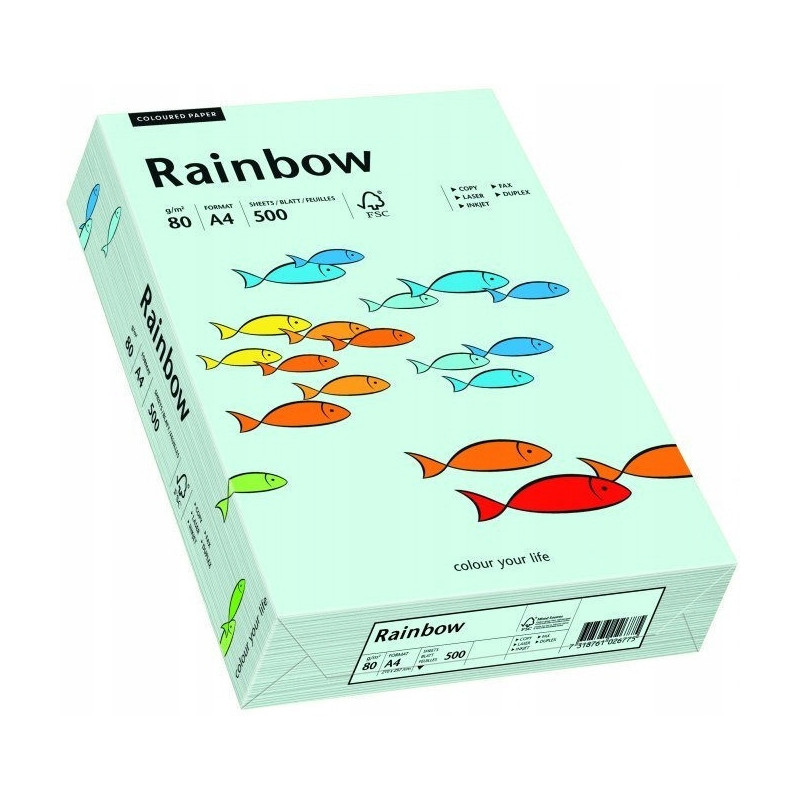 Papier ksero A4 80g RAINBOW R82 jasnoniebieski 88042695