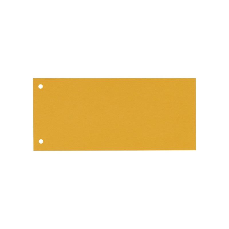 Przekładki kartonowe 1/3 A4 (100) żółte (separatory) 624448 ESSELTE