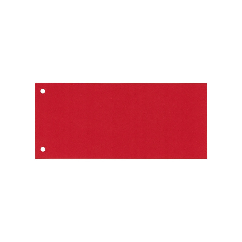 Przekładki kartonowe 1/3 A4 (100) czerwone (separatory) 624446 ESSELTE