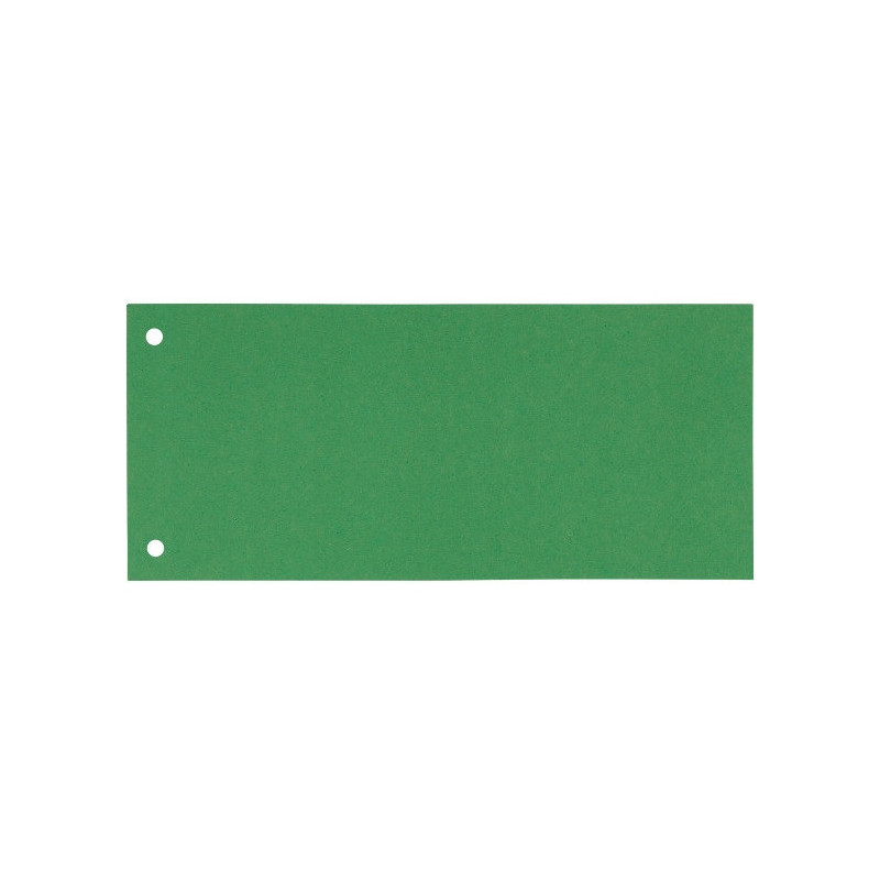 Przekładki kartonowe 1/3 A4 (100) zielone (separatory) 624447 ESSELTE