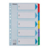 Przekładki kartonowe MYLAR A4 1-5 białe 100160 ESSELTE
