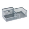 Przybornik na biurko GRAND metalowy srebrny GR-093S 120-1335