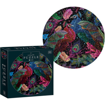 Puzzle 500 elementów Round Secret Garden1 INTERDRUK
