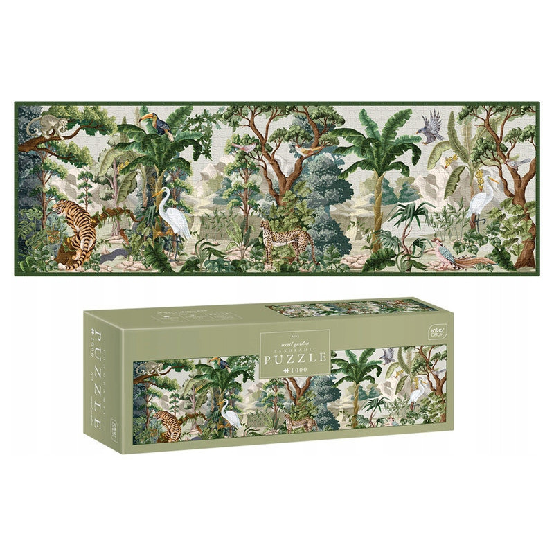 Puzzle panoramiczne 1000 Secret Garden 1 PUZPA1000SG1 INTERDRUK