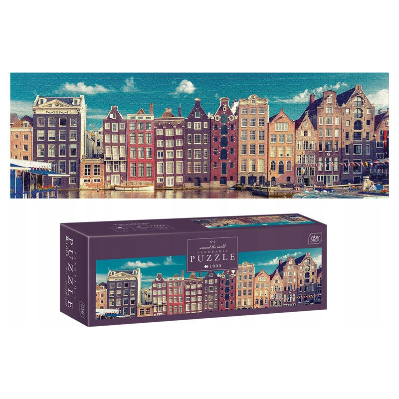Puzzle panoramiczne 1000 Around the World 1 PUZPA1000AR1 INTERDRUK