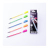 Pióro żelowe GZ-031 fluo 5szt. EKO etui RYSTOR 426-525EKO