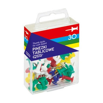Pinezka tablicowa 30szt GRAND 110-1419