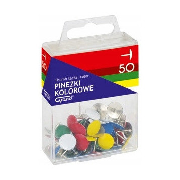 Pinezki kolorowe GRAND 50szt.T4 110-1115