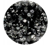 Cekiny błyszczące 6mm czarne 10g. B170 BREWIS