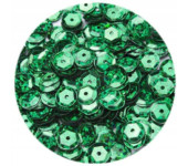 Cekiny hologramowe 6mm zielone 10g. H30 BREWIS