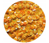 Cekiny tęczowe 6mm żółte 10g. T120 BREWIS