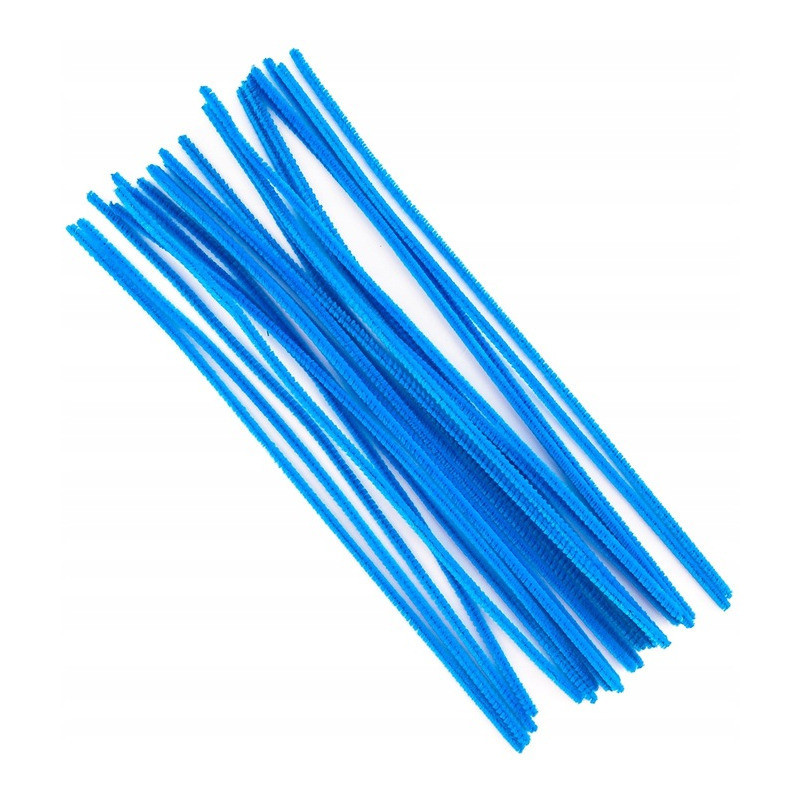 Druty pluszowe DPK-15 niebieskie ALIGA