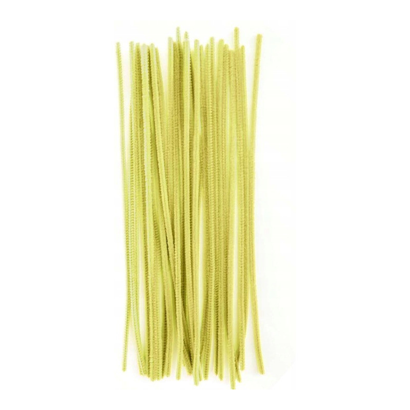 Druty pluszowe 30cm żółte (neonowe) DPK-05 ALIGA