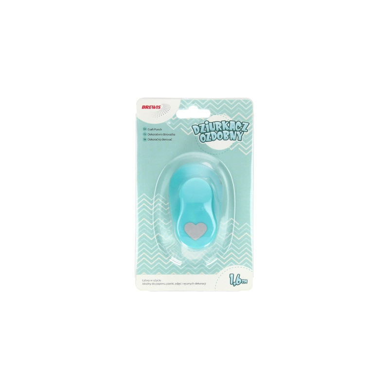 Dziurkacz ozdobny 1,6 cm SERCE D16-04 BREWIS