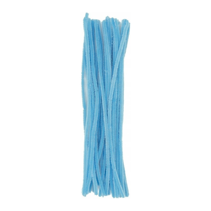 Druty pluszowe DPK-25 6mm x 30cm błękitne (40 szt.) ALIGA
