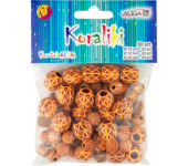 Koraliki plastikowe z wzorem mix 60szt. PJ-0590 ALIGA