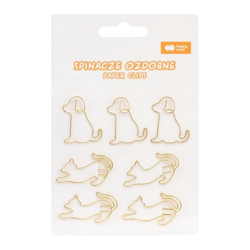 Spinacze ozdobne CAT & DOG (7szt.) HA 4810 01CD-WP7 Happy Color
