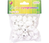 Jajka styropianowe nakrapiane 2,5cm (25) WPJ-5731 ALIGA