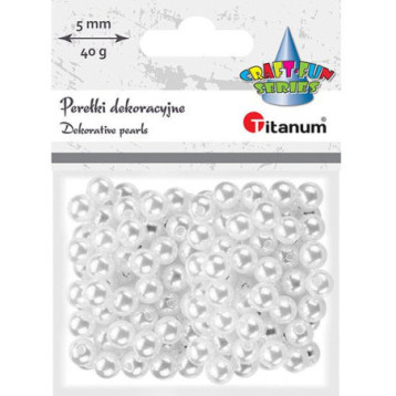 Perełki białe 8mm 40g 363617