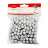 Kulki styropianowe 10-12mm (20g) srebrne z brokatem 439979 TITANUM